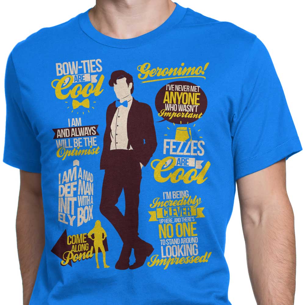 Quotes from the Eleventh Doctor - Stylish Men's Apparel Collection