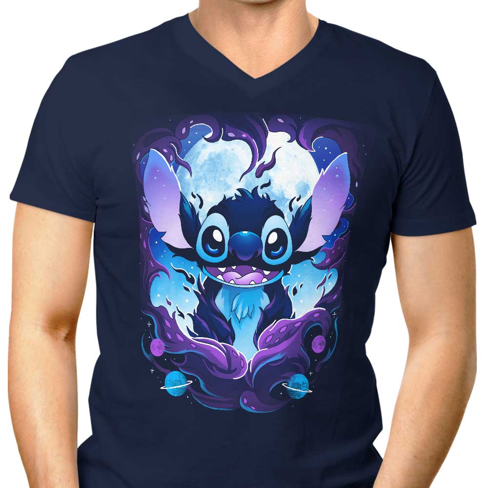 Men's V-Neck T-Shirt - The Darkness Experiment