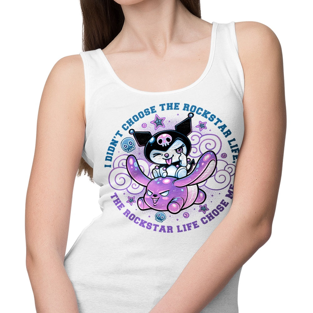 Adorable Rockstar-themed Women's Tank Top