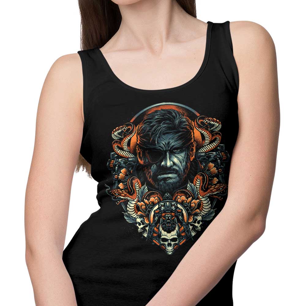Snake Emblem Stylish Tank Top by Glitchygorilla