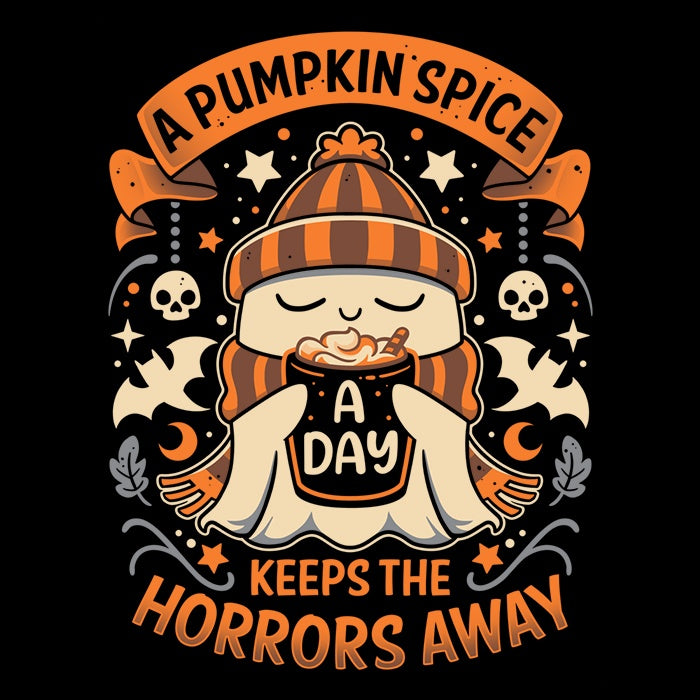 Men's Daily V-Neck T-Shirt with Pumpkin Spice Flavor