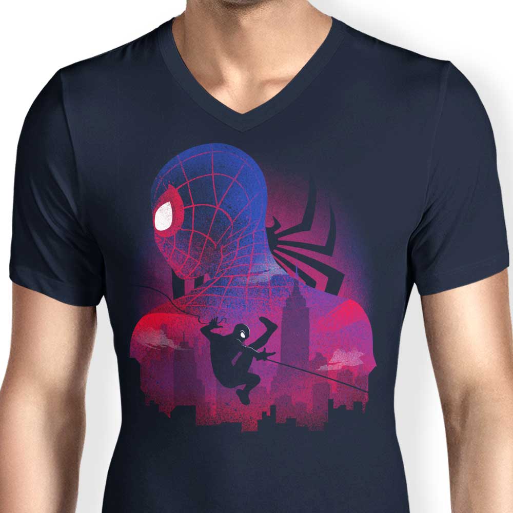 Men's Spin Brand V-Neck T-Shirt