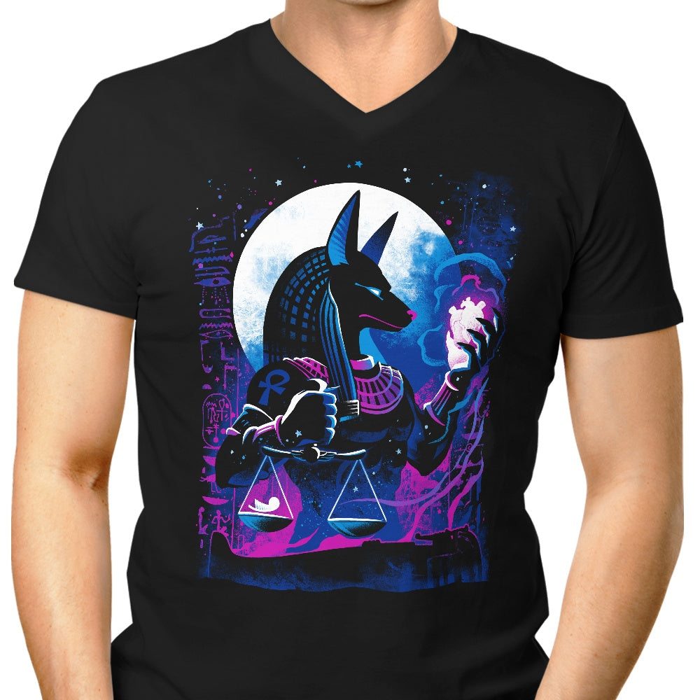 Alemaglia Men's V-Neck 'Lord of the Underworld' T-Shirt