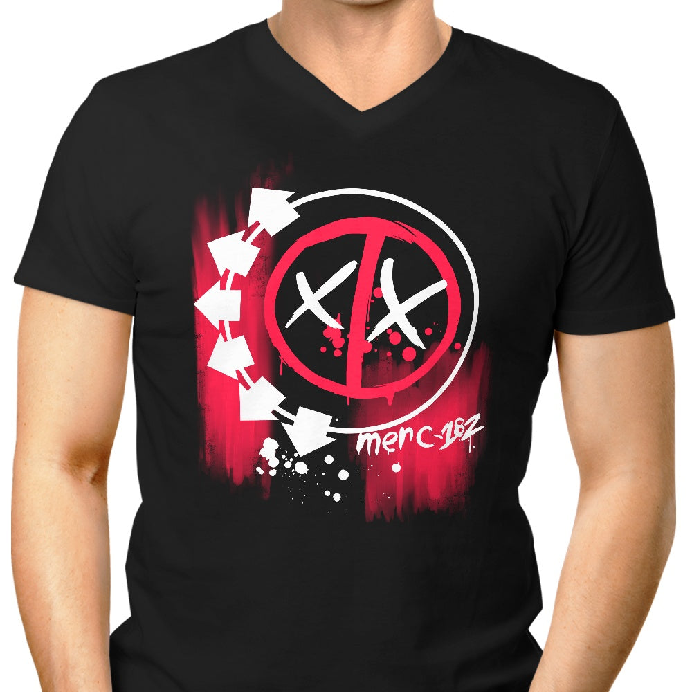 Kinda Creative Men's Stylish V-Neck T-Shirt - Merc-182