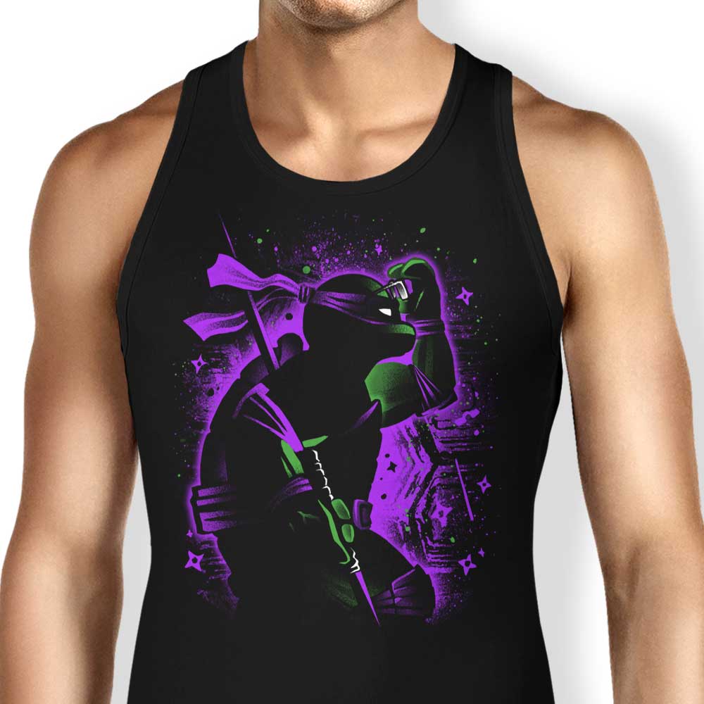 Alemaglia's Purple Ninja-inspired Intellectual Tank Top