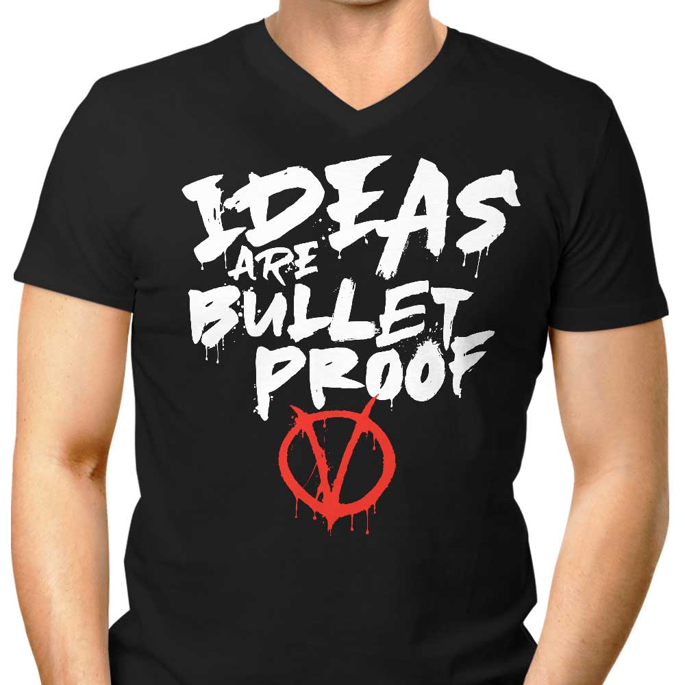 Men's Durable Bullet - Resistant V - Neck T - Shirt