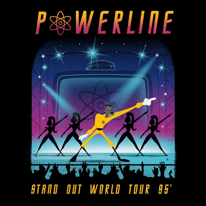 Men's Stylish V-Neck T-Shirt for the Stand Out World Tour