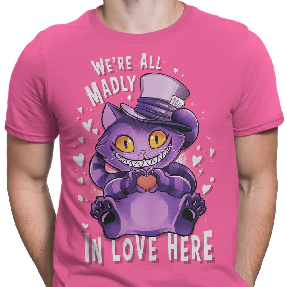 Alemaglia's Men's Love-themed Apparel: T-Shirts in Various Sizes
