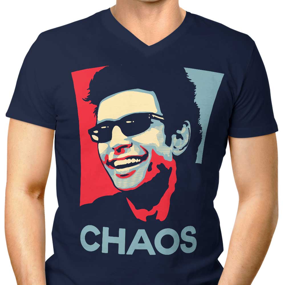 Men's Stylish V-Neck T-shirt - The Chaos Collection