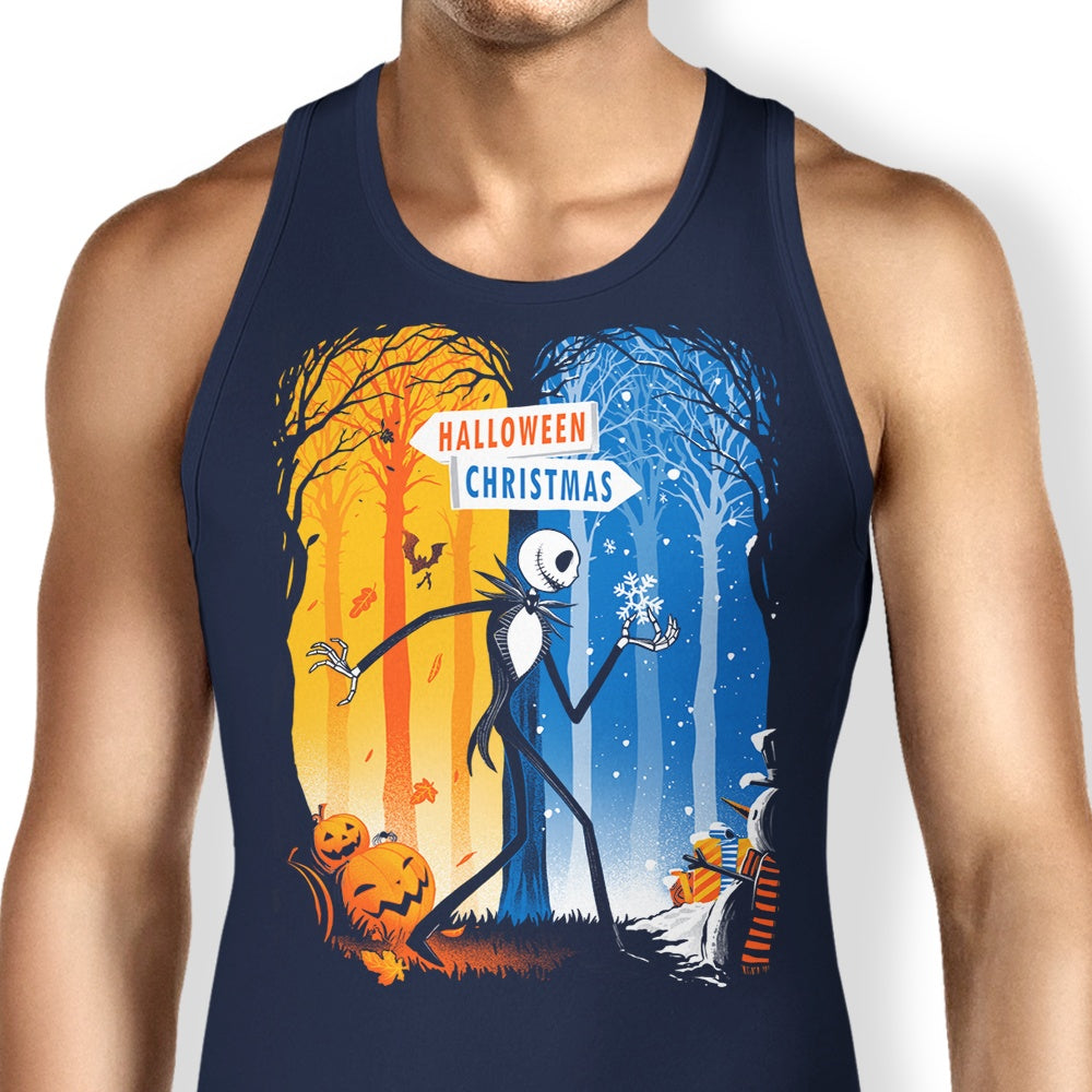 Alemaglia's Stylish Two Worlds Tank Top