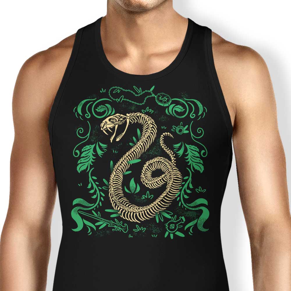 Fitas Artwork Snake Fossil Design Men's and Unisex and Women's Tank Tops