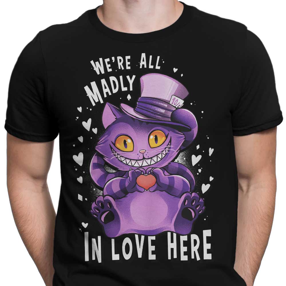 Alemaglia's Men's Love-themed Apparel: T-Shirts in Various Sizes