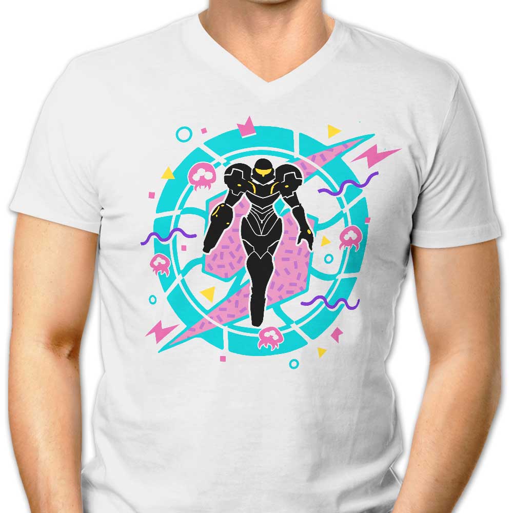 90s Style Men's Fashionable V-Neck Hunter Top