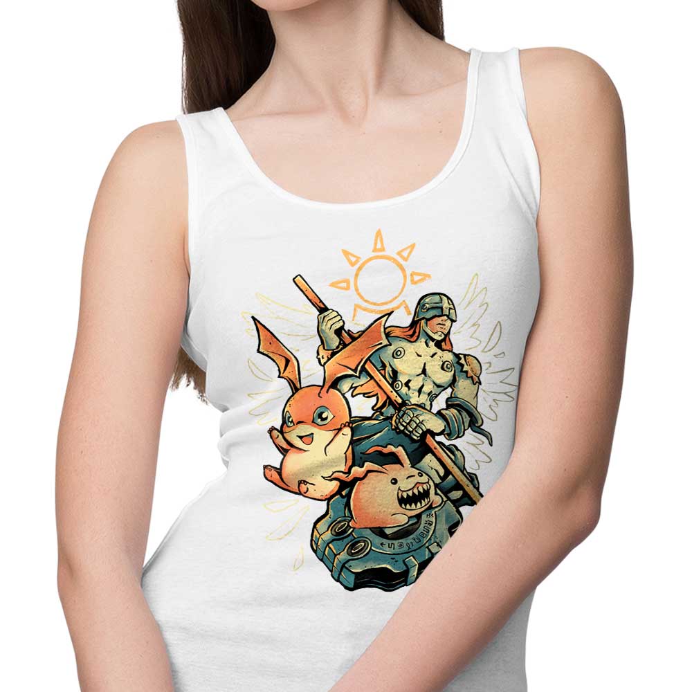 Edu.ely's Digital Hamster Evolution-themed Tank Top for Fashionable Wear