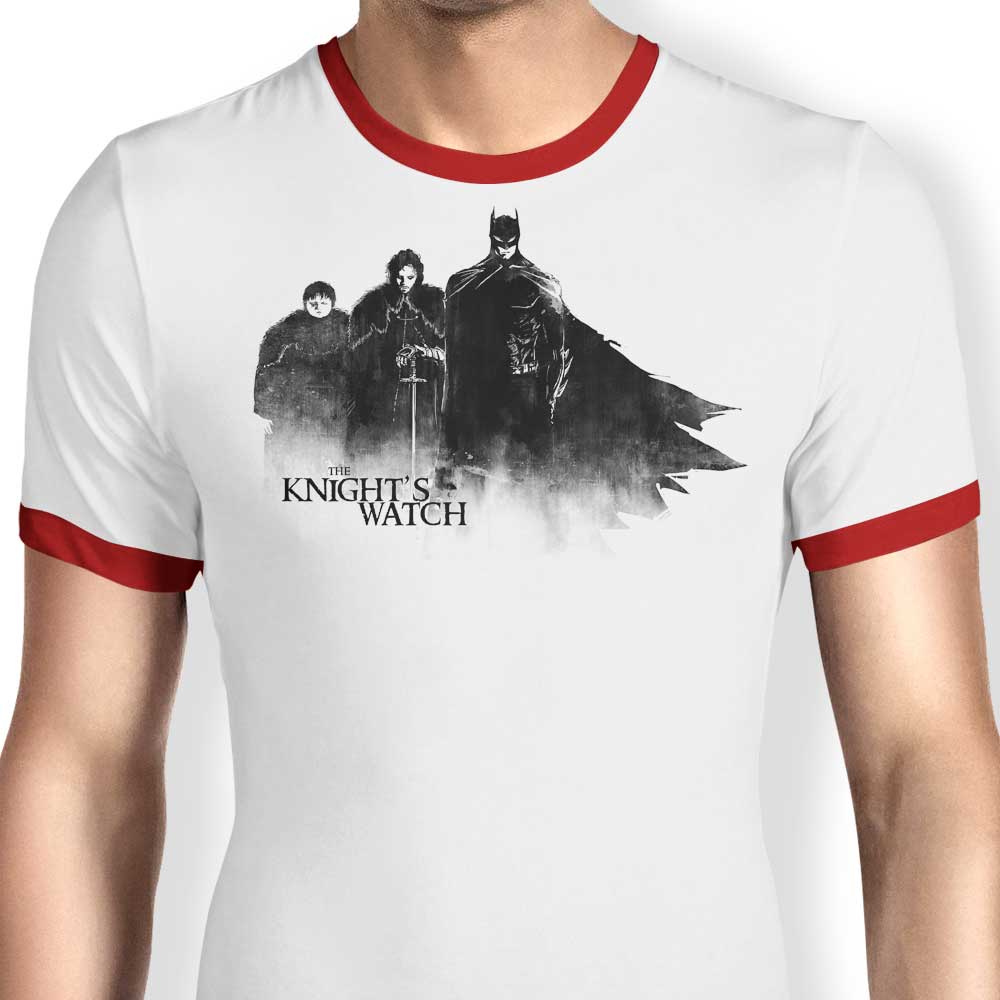 Alan Bao's Men's 100% Cotton Ringer T-Shirt - The Knight's Watch