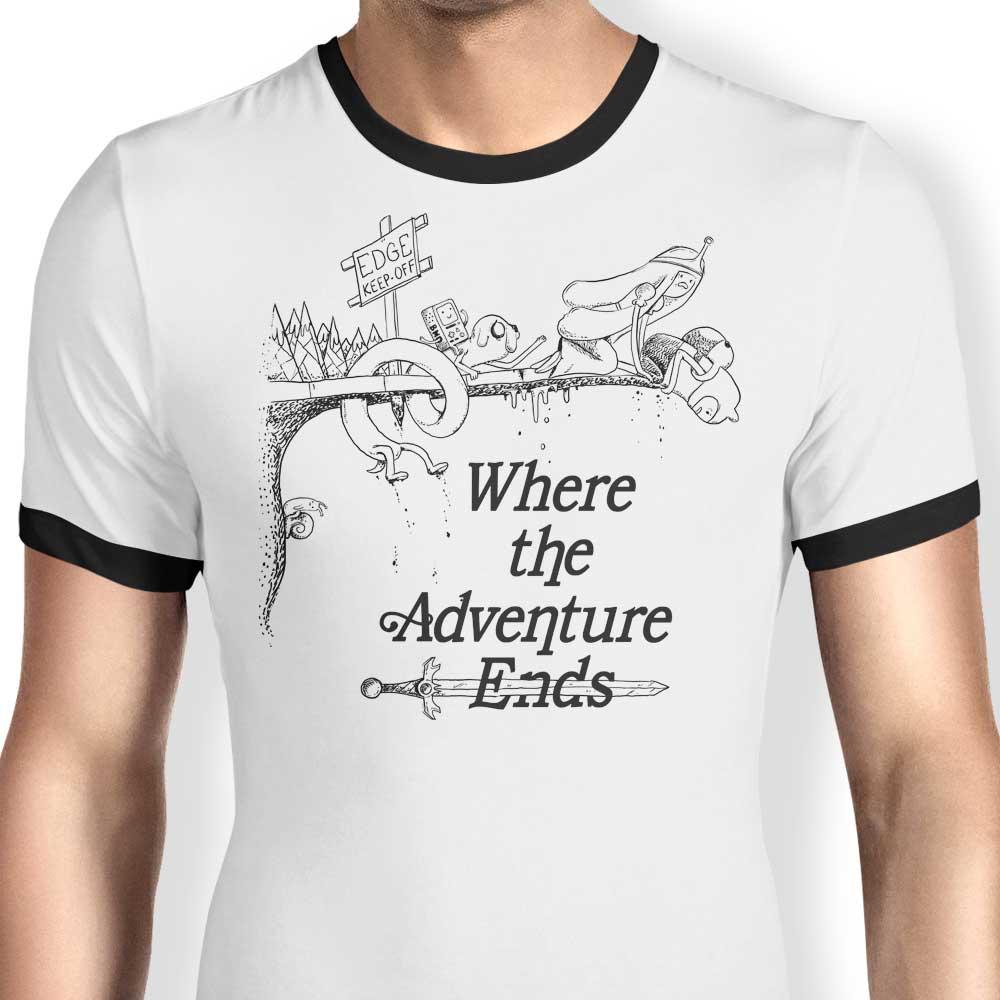 The End of the Adventure - Men's Casual Ringer T-Shirt