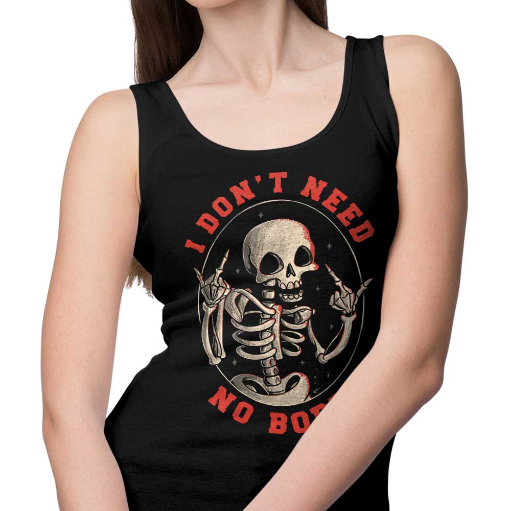 Edu.ely's 'I Don't Need No Body' Stylish Men's and Unisex Tank Top