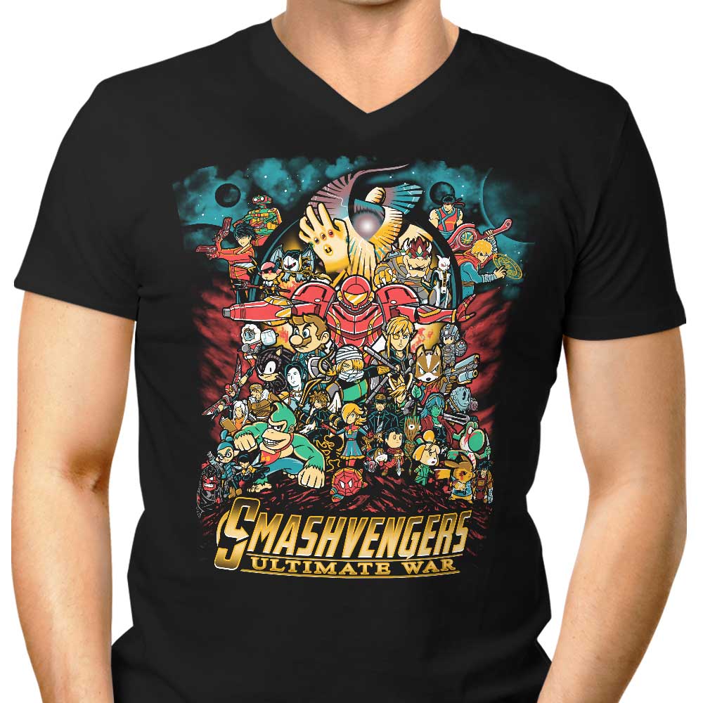 Prime Premne Design's Ultimate War Men's Stylish V-Neck