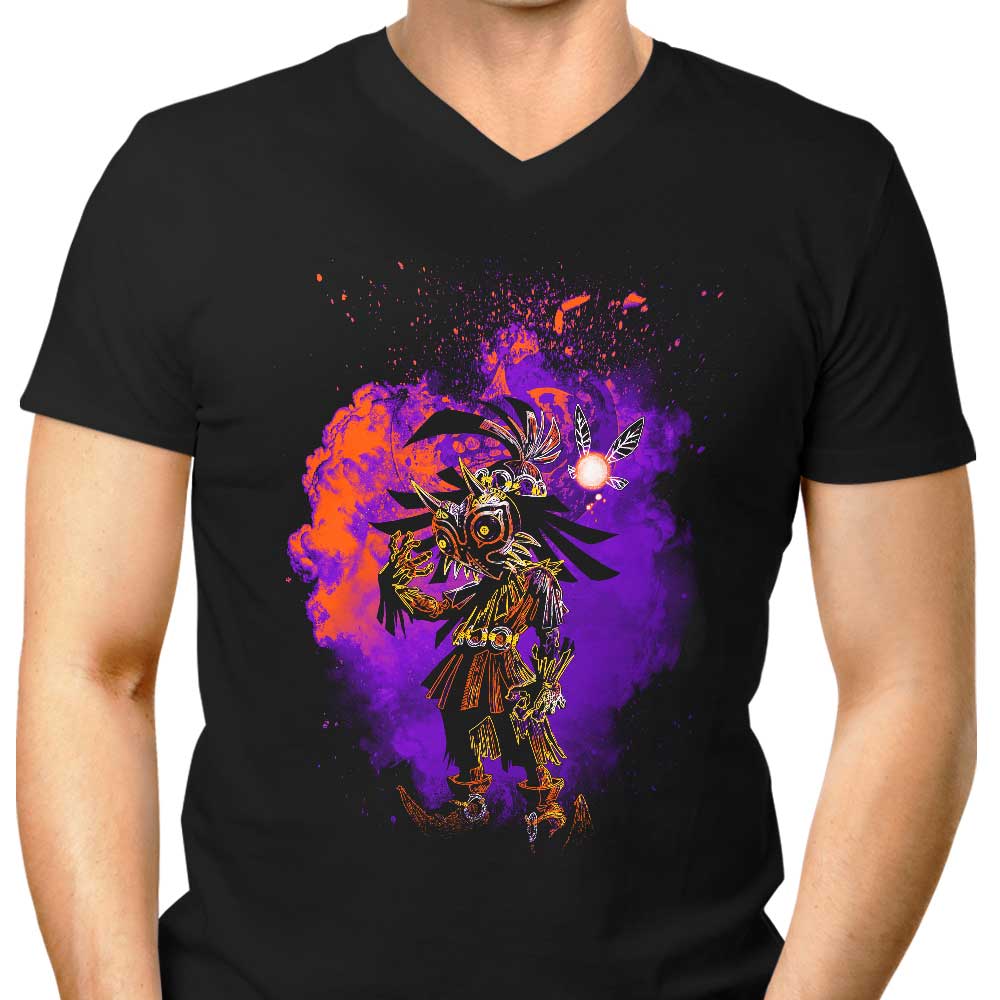 Men's Stylish V-Neck T-Shirt - The Spirit of the Kid