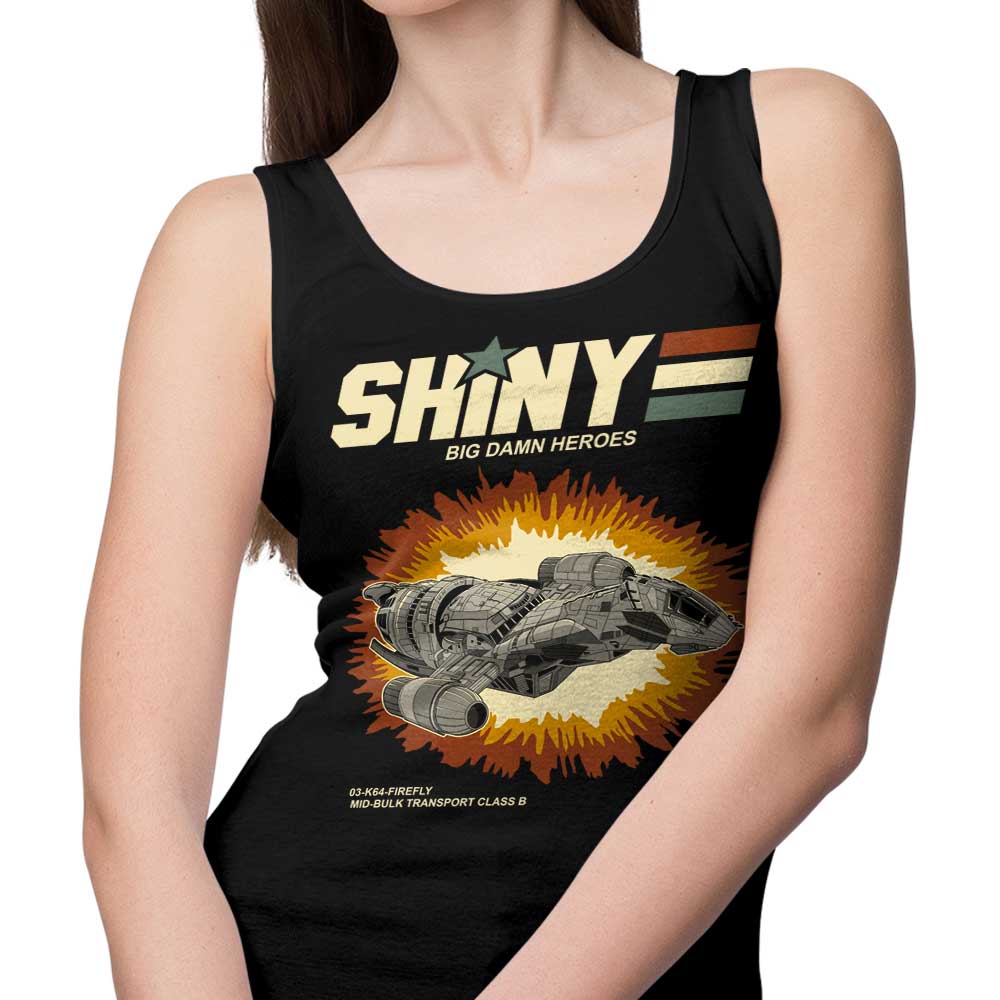 Gleaming Heroes Retro - Style Tank Top