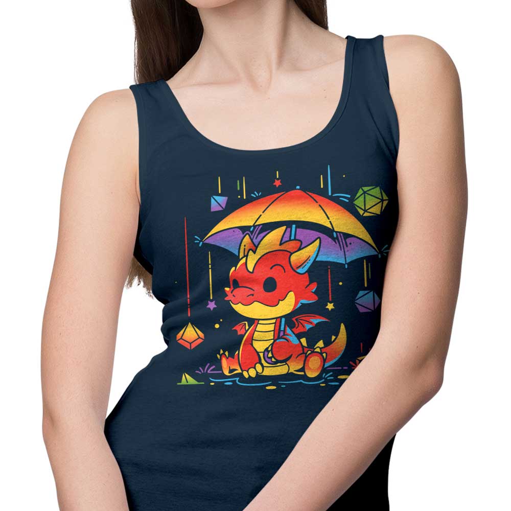 Rainy Dice Day Stylish Women's Tank Top for Casual Wear