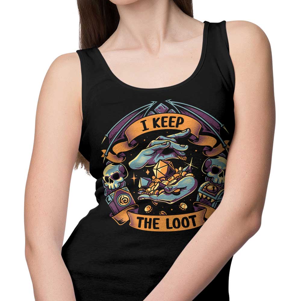 Snouleaf's Stylish 'I Keep the Loot' Tank Top for Trendy Wear