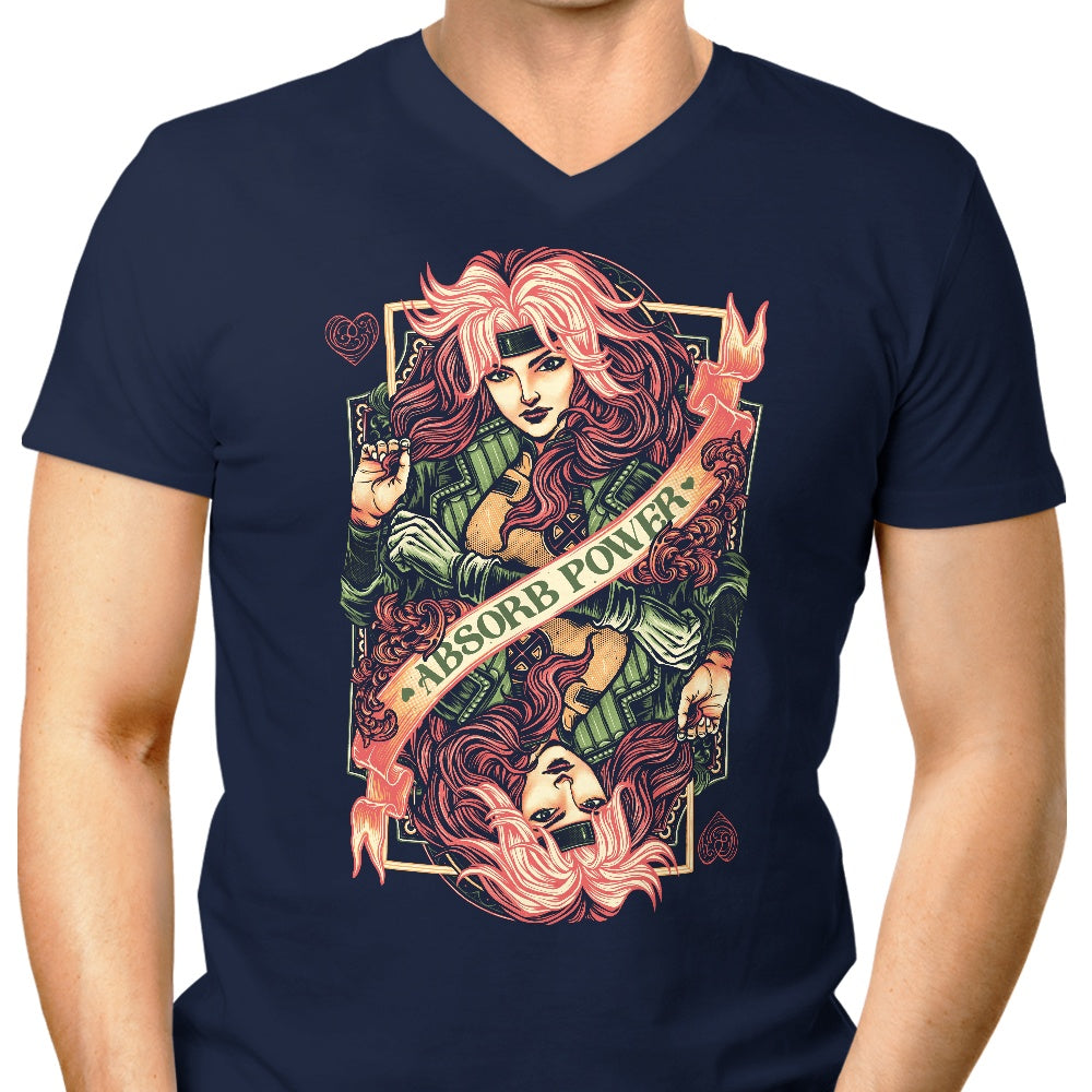 Power - Absorbing Men's V - Neck T - Shirt