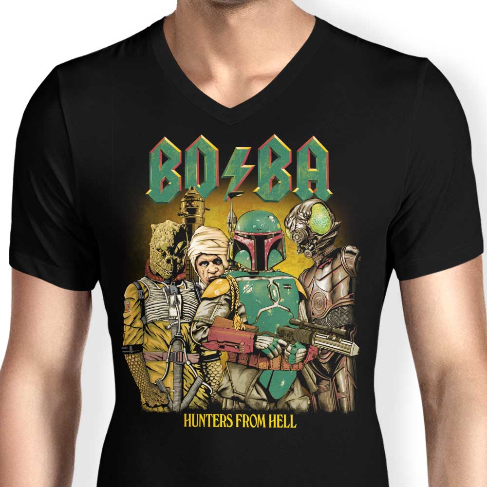 Hellish Hunters - Men's Stylish V-Neck T-Shirt