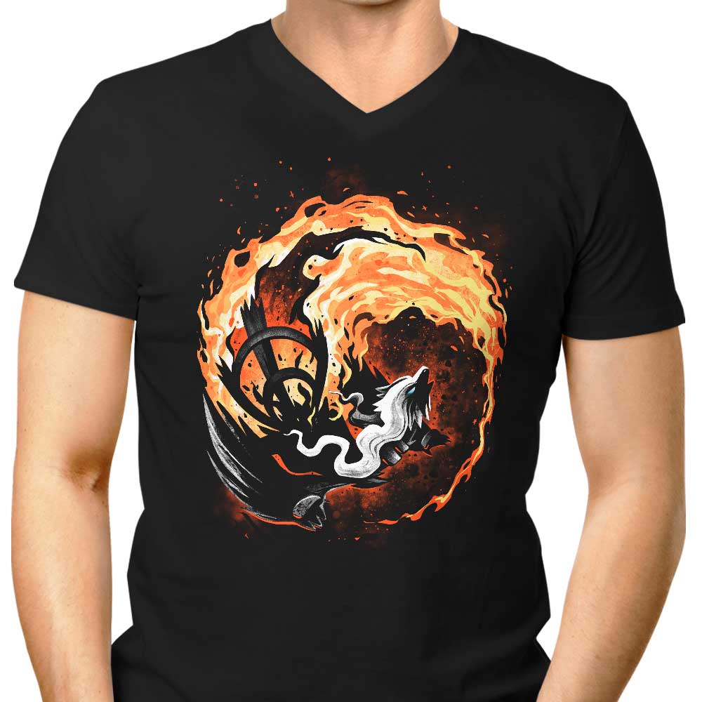 Men's V-Neck T-shirt - The Path of Truth
