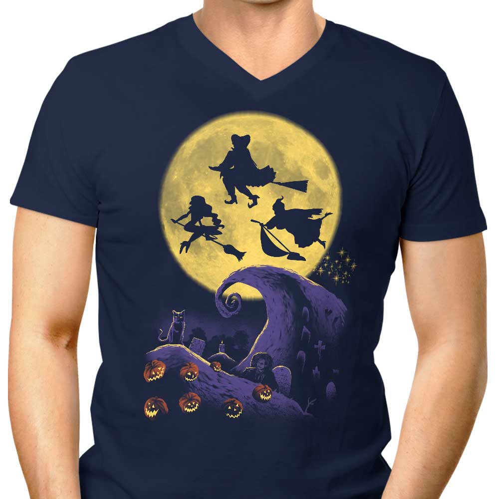 XENOS Men's V-Neck - The Nightmare Before Salem Style