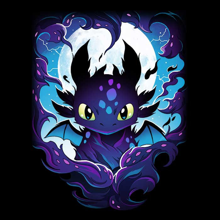 Stylish Men's V-Neck with Darkness Dragon Design