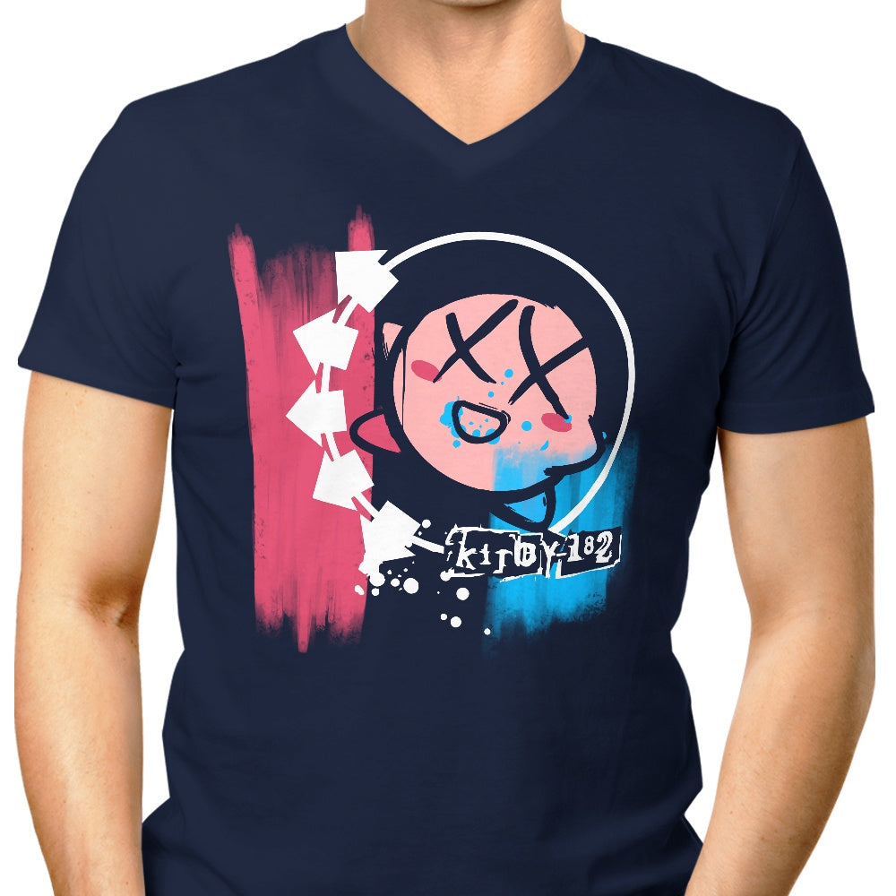 Fitas Artwork Men's Stylish V-Neck Hungry-182 T-Shirt
