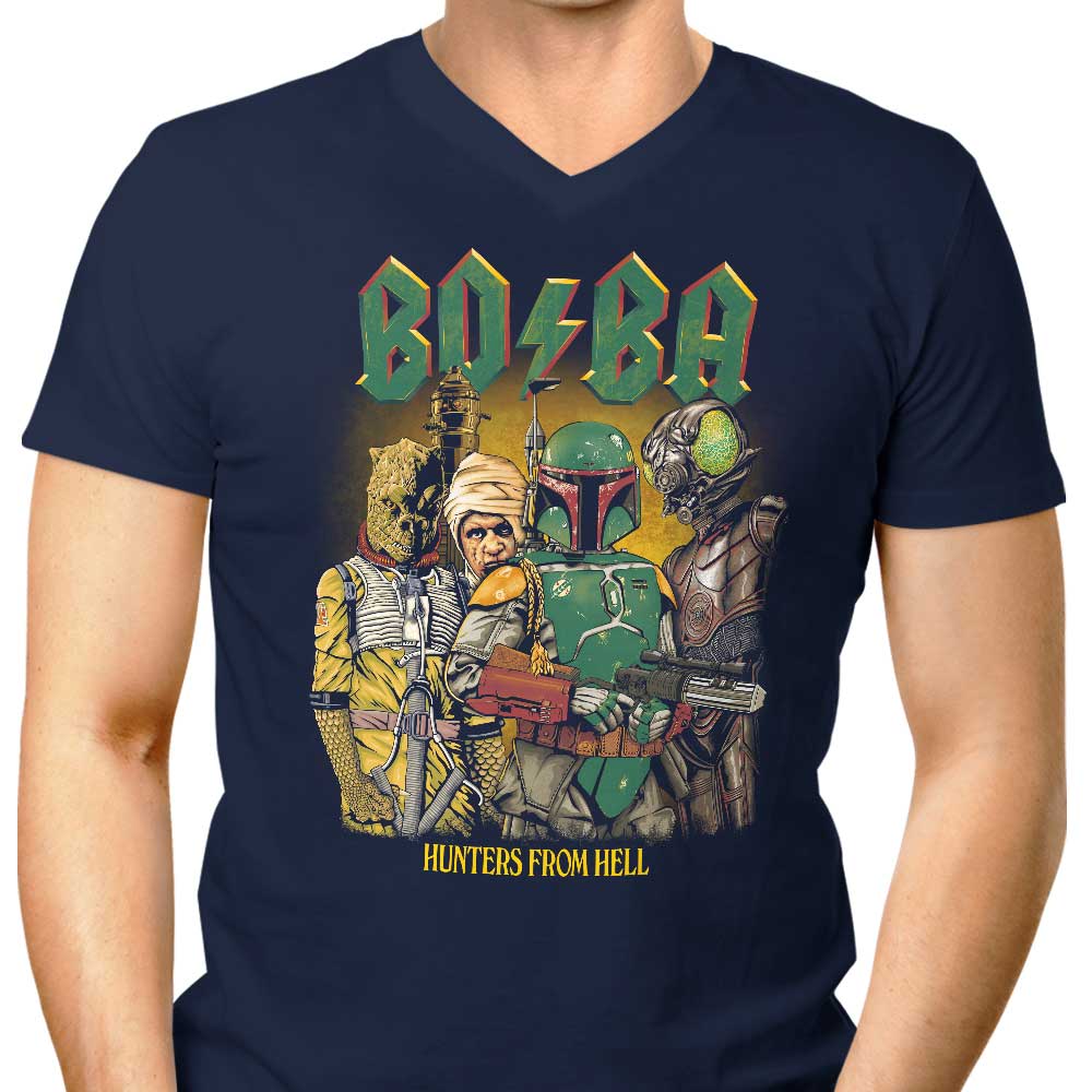 Hellish Hunters - Men's Stylish V-Neck T-Shirt