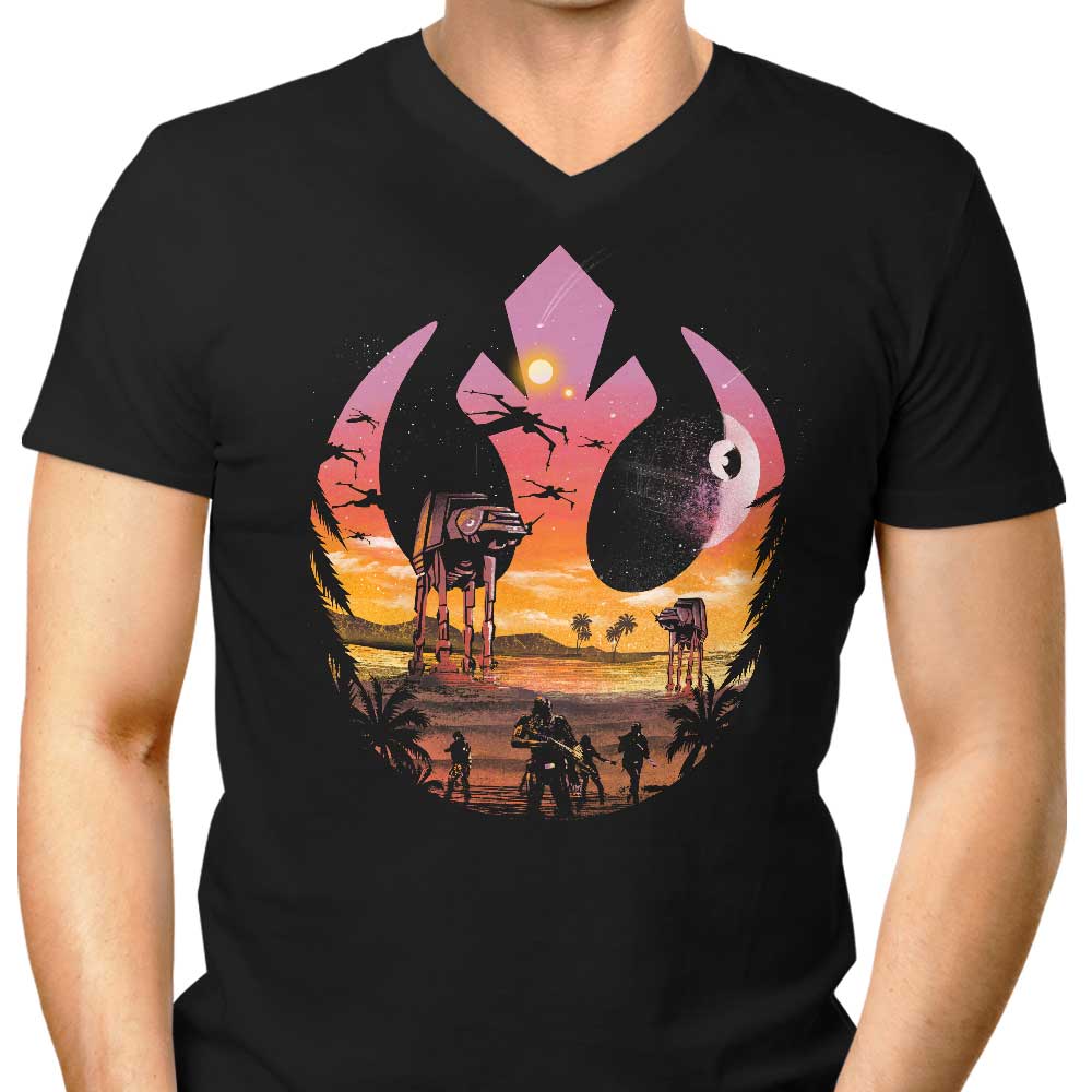 Stylish Men's V-Neck T-Shirts by Rogues