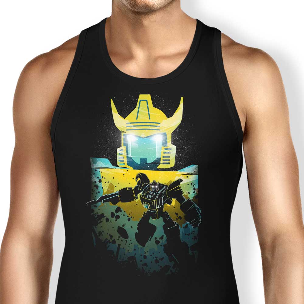 Donnie Illustrations' Bumble Landscape Design Men's and Women's Unisex Tank Top