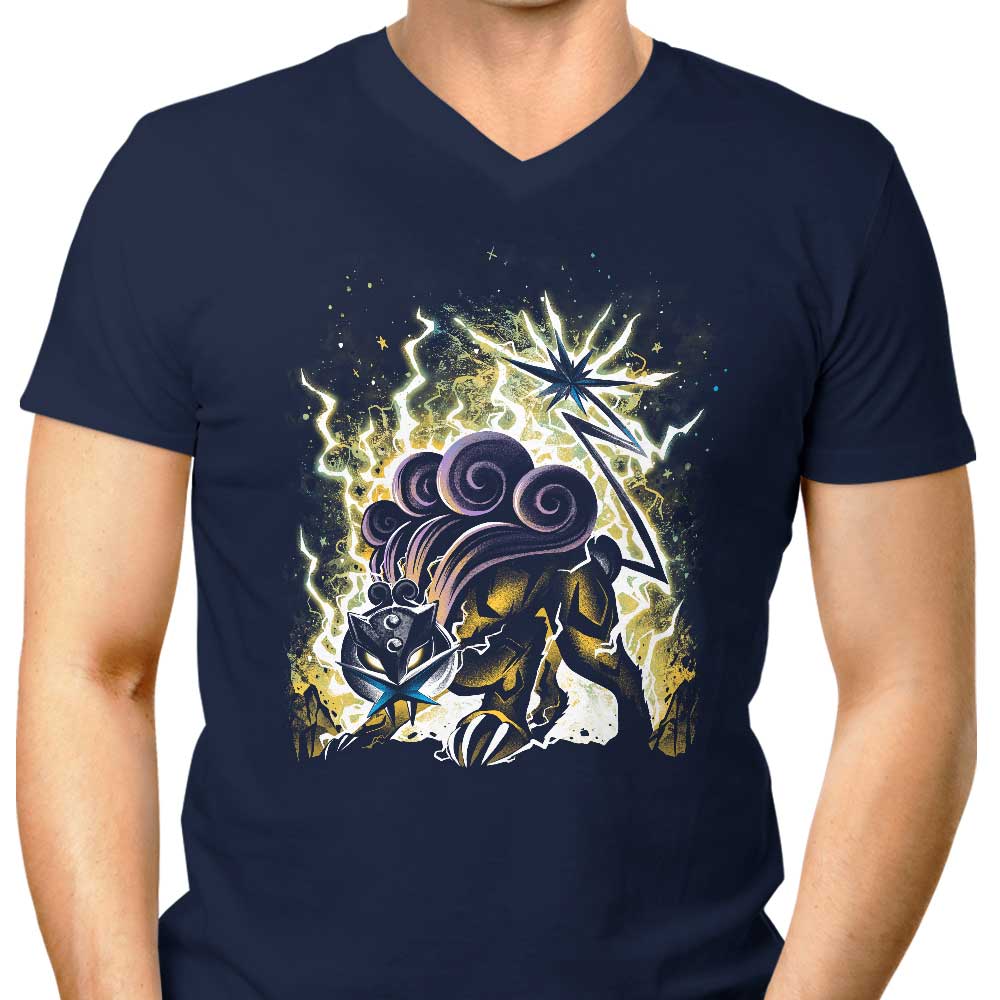 The Thunder - Crashing Beast Men's V - Neck T - Shirt