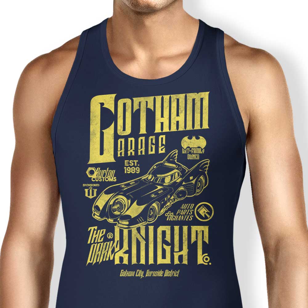Stylish Gotham Garage Tank Top by Arinesart