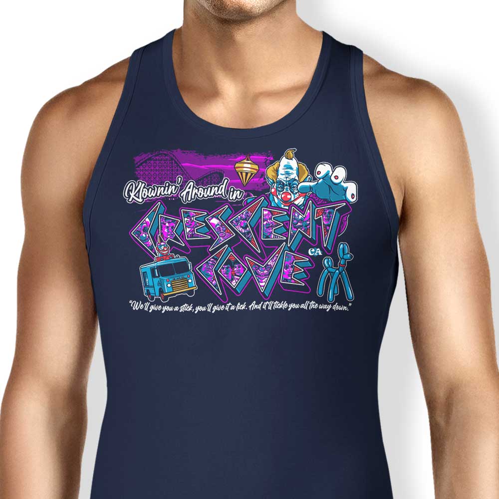 Fun - Themed 'Klownin' Around' Tank Top for Casual Wear