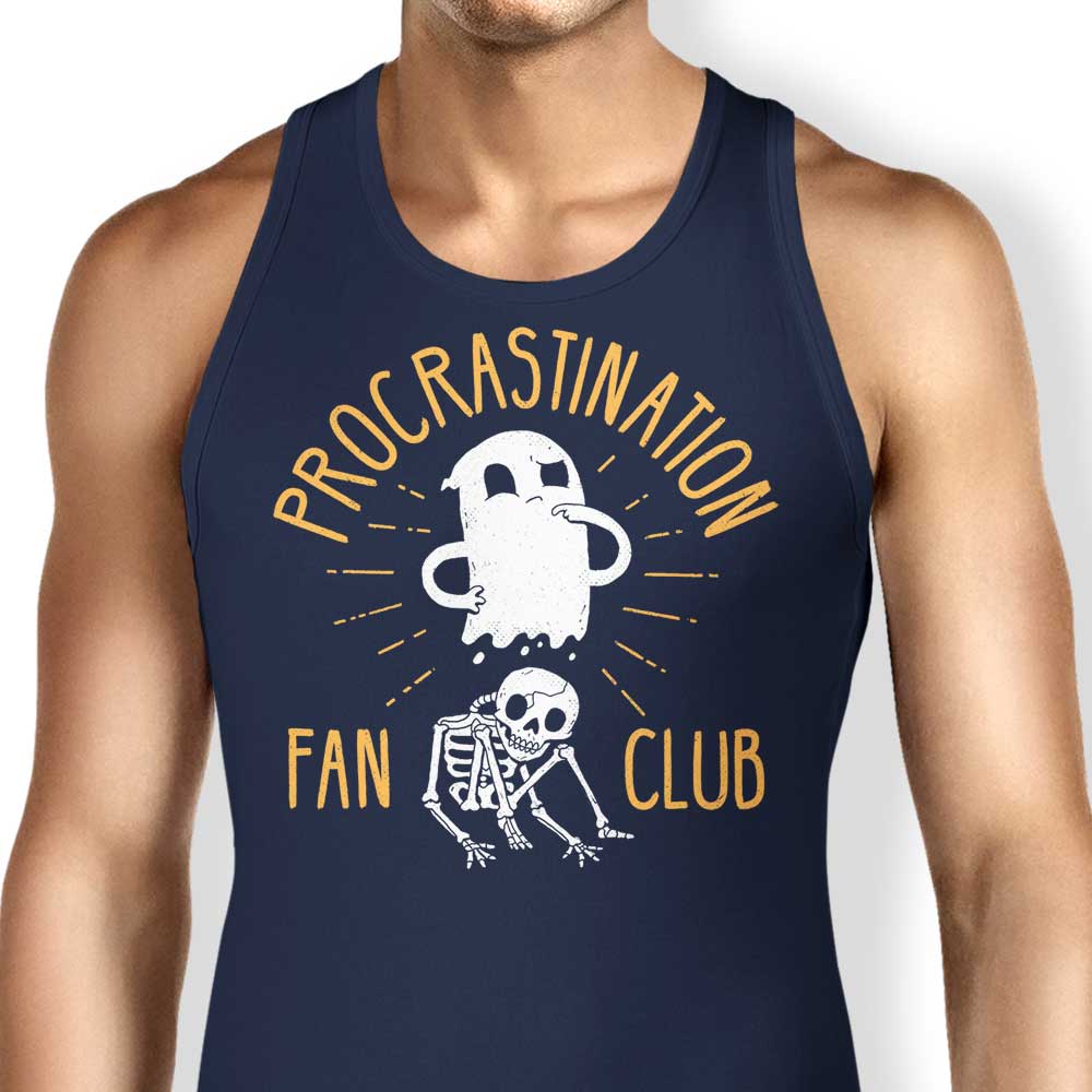DinoMike's Comfortable Procrastination Fan Club Tank Tops for Men and Women