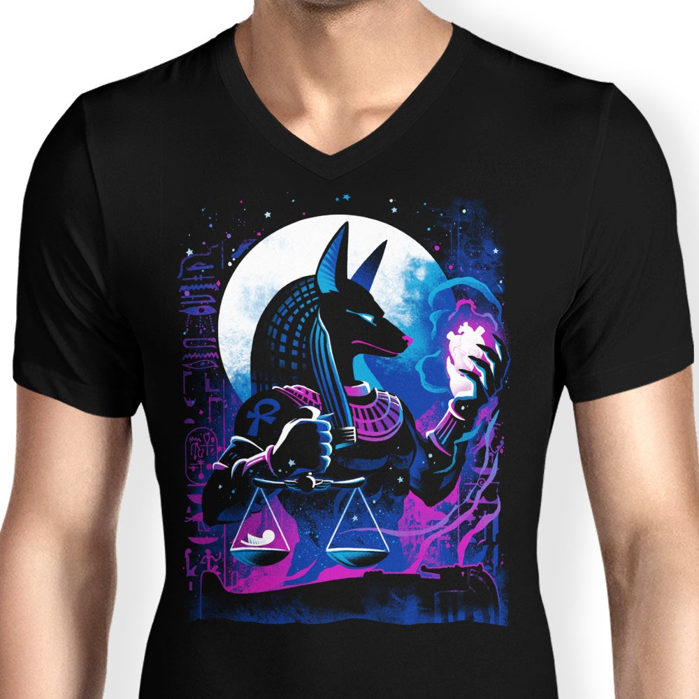 Alemaglia Men's V-Neck 'Lord of the Underworld' T-Shirt