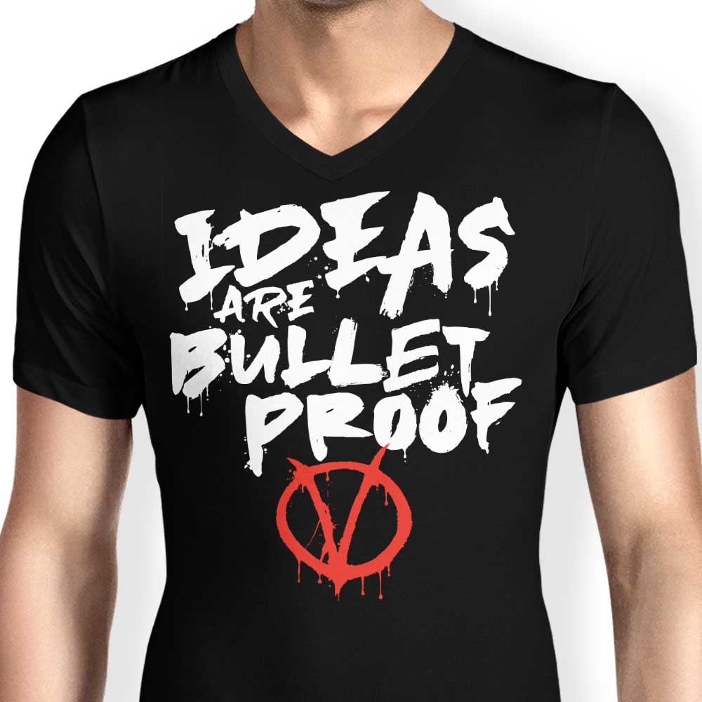 Men's Durable Bullet - Resistant V - Neck T - Shirt