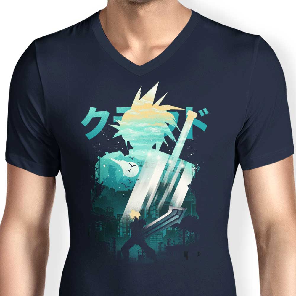 Premium Men's V-Neck First-Class Soldier T-Shirt