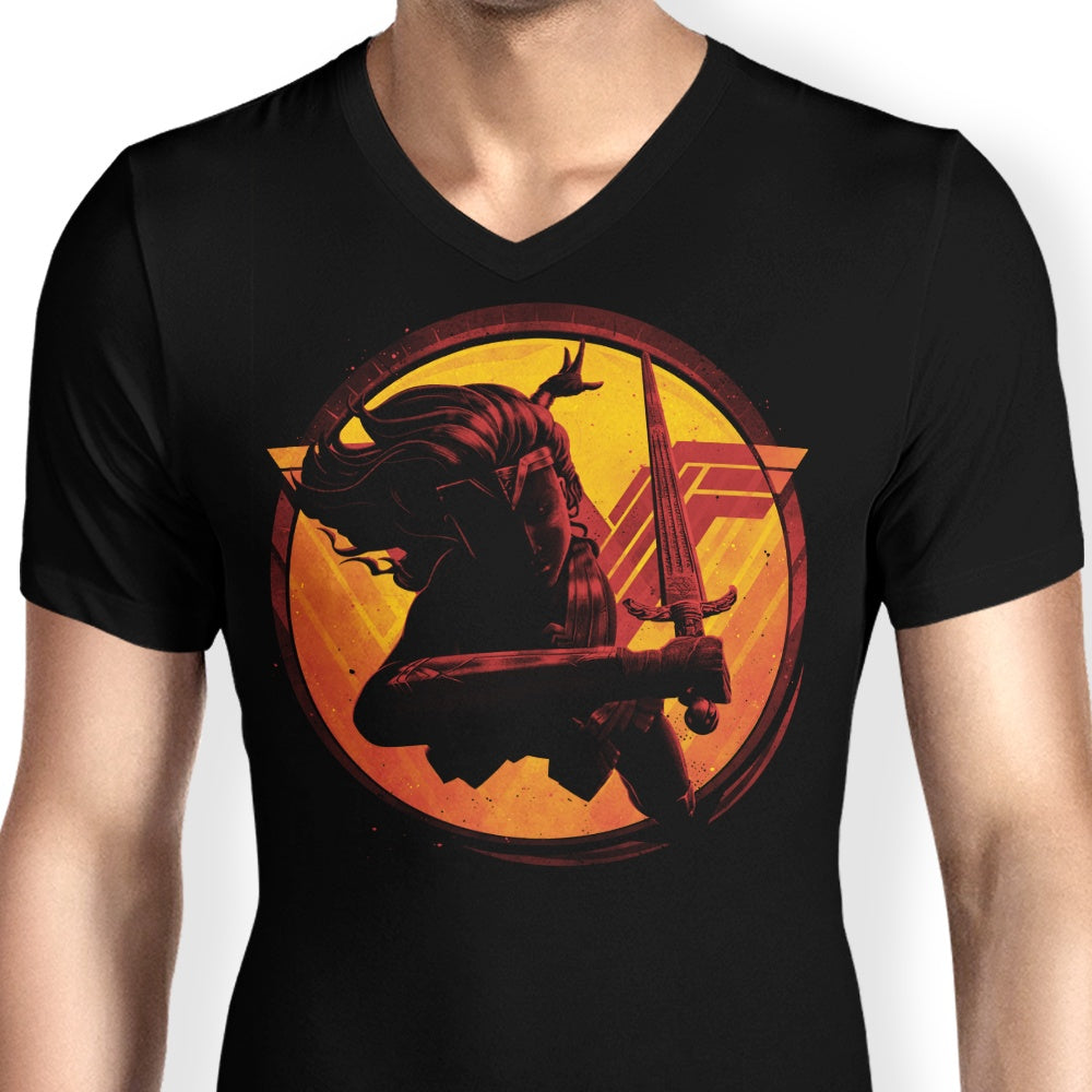 Teesgeex Men's Stylish V-Neck 'Journey to the Amazon'