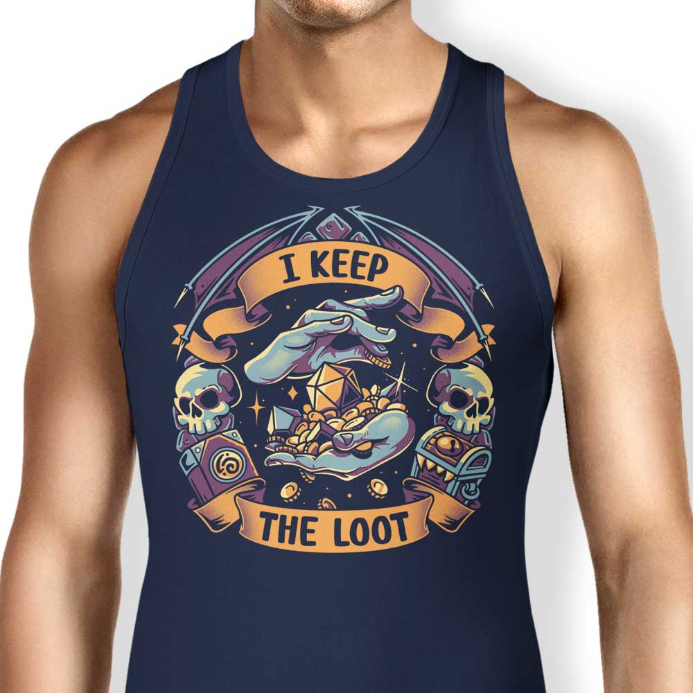 Snouleaf's Stylish 'I Keep the Loot' Tank Top for Trendy Wear