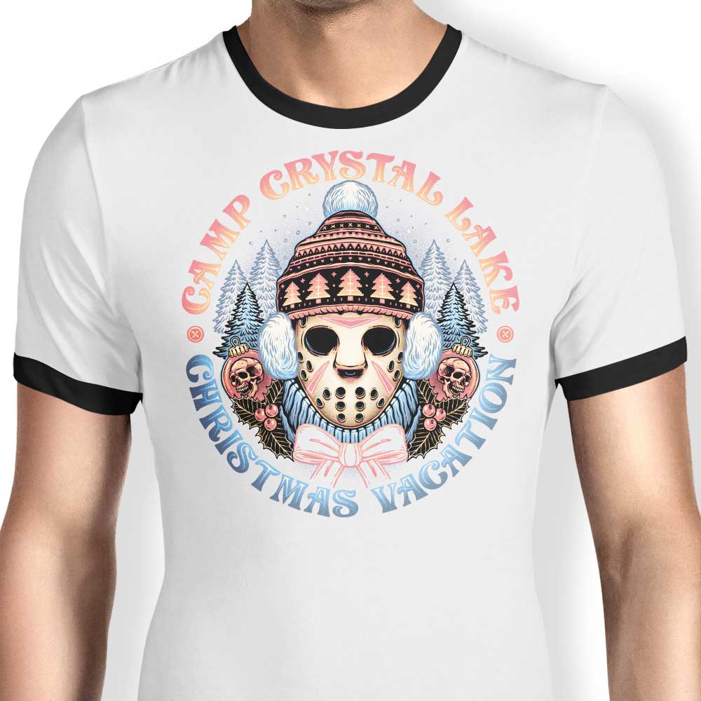 Momma Gorilla's Festive Camp Christmas Ringer T - Shirt