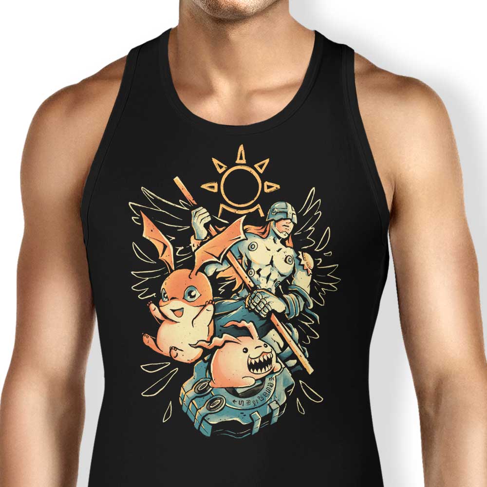 Edu.ely's Digital Hamster Evolution-themed Tank Top for Fashionable Wear