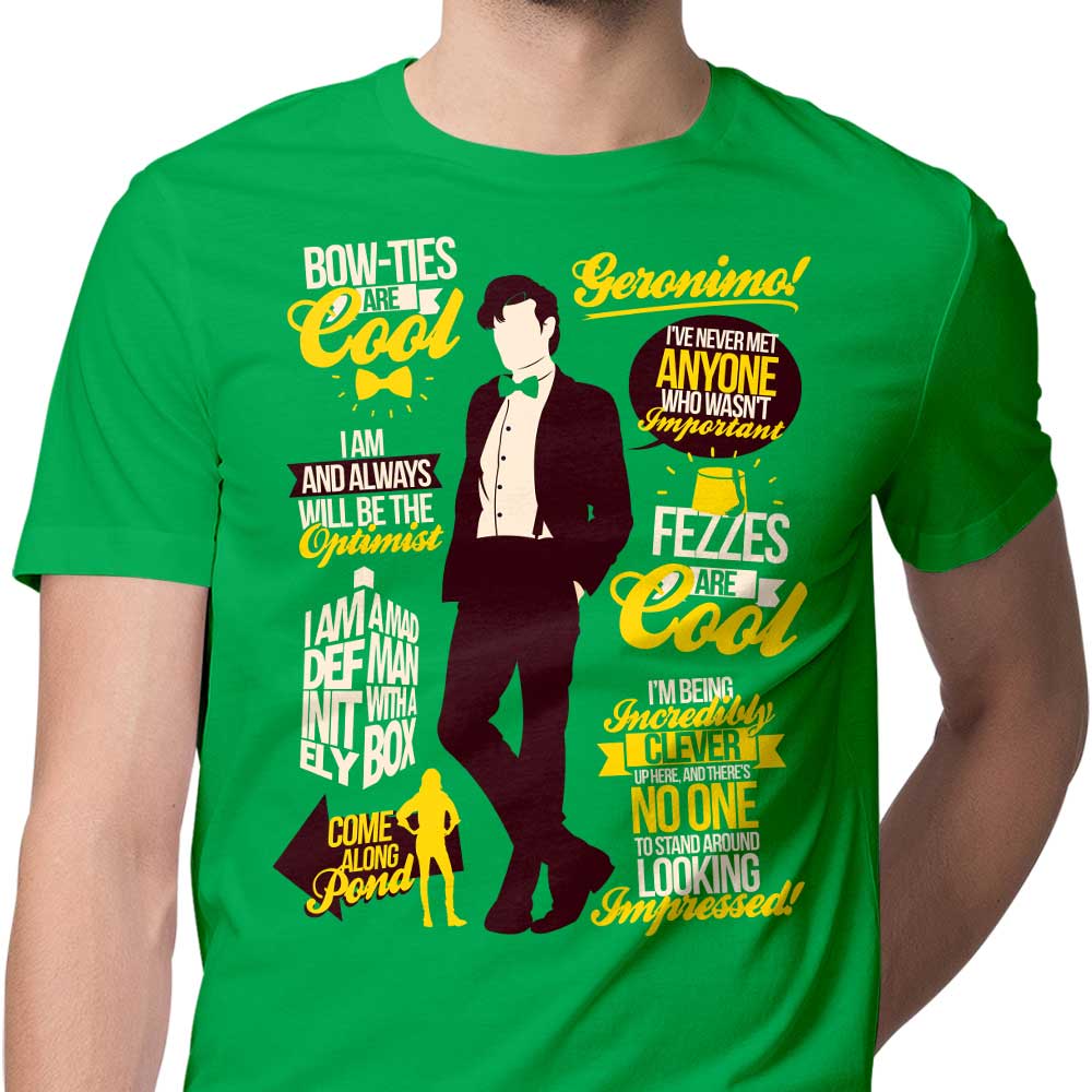 Quotes from the Eleventh Doctor - Stylish Men's Apparel Collection