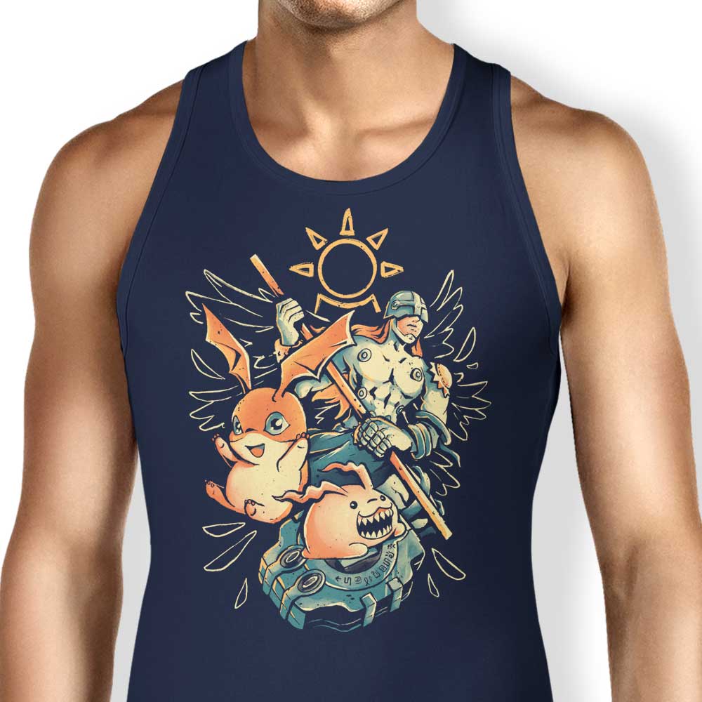 Edu.ely's Digital Hamster Evolution-themed Tank Top for Fashionable Wear
