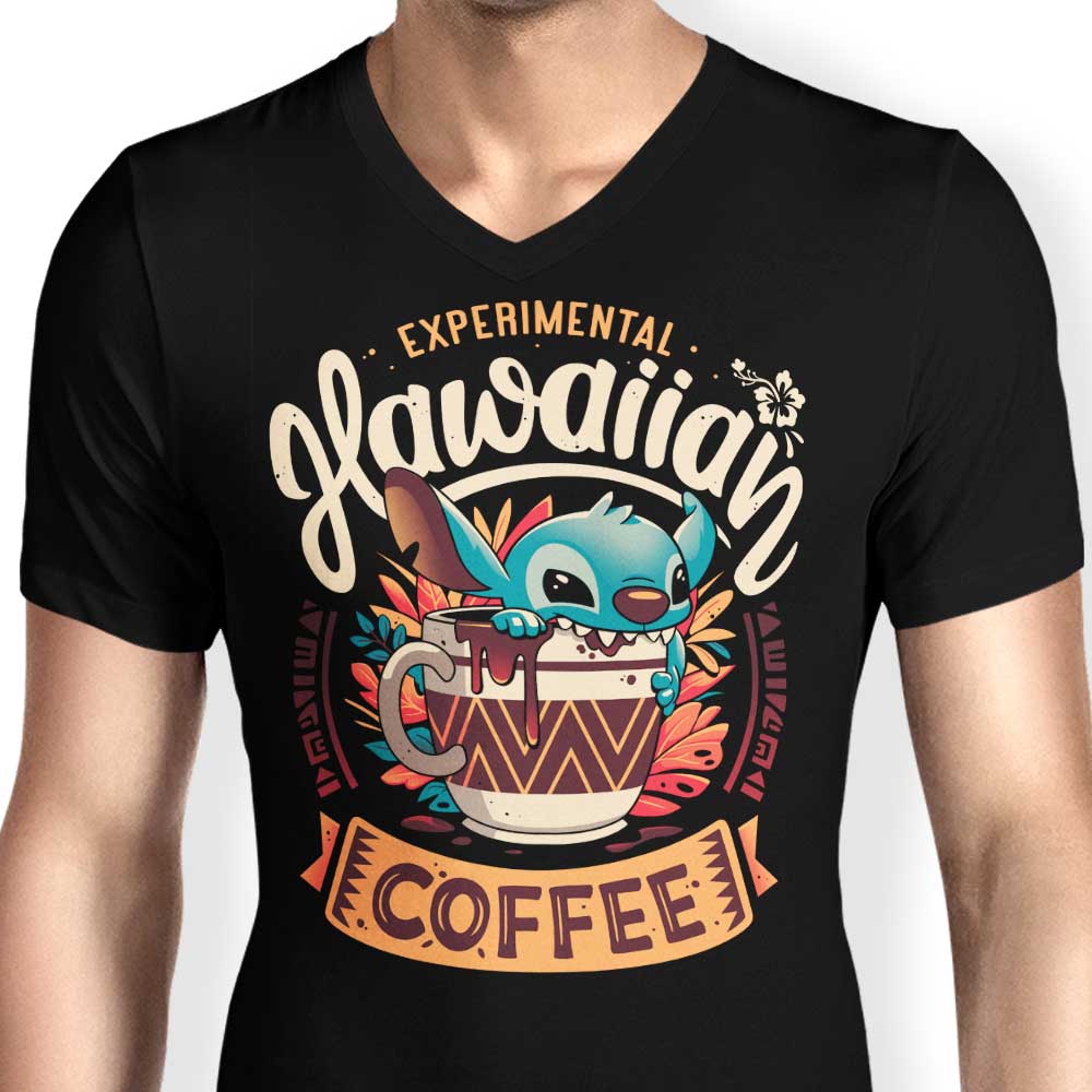 Unique Hawaiian Experimental Coffee Men's V-Neck