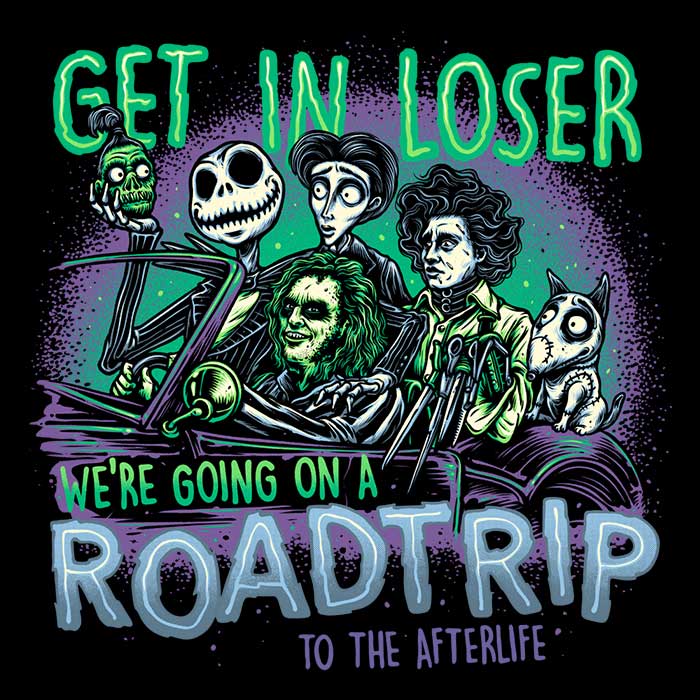 Men's 'To the Afterlife' Apparel by Momma Gorilla